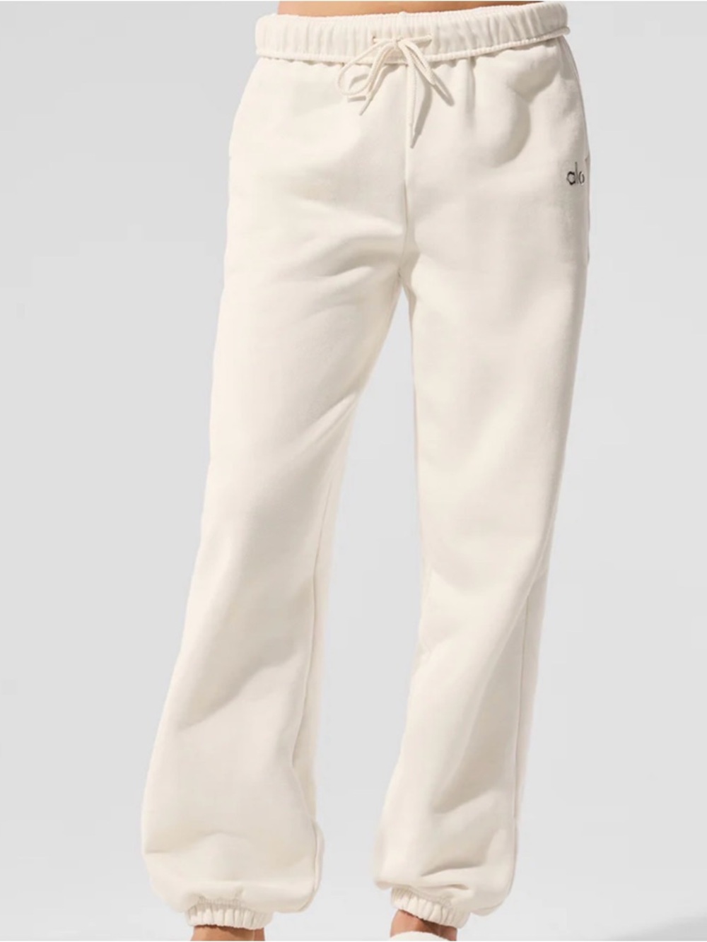 Alo cream sweat pants